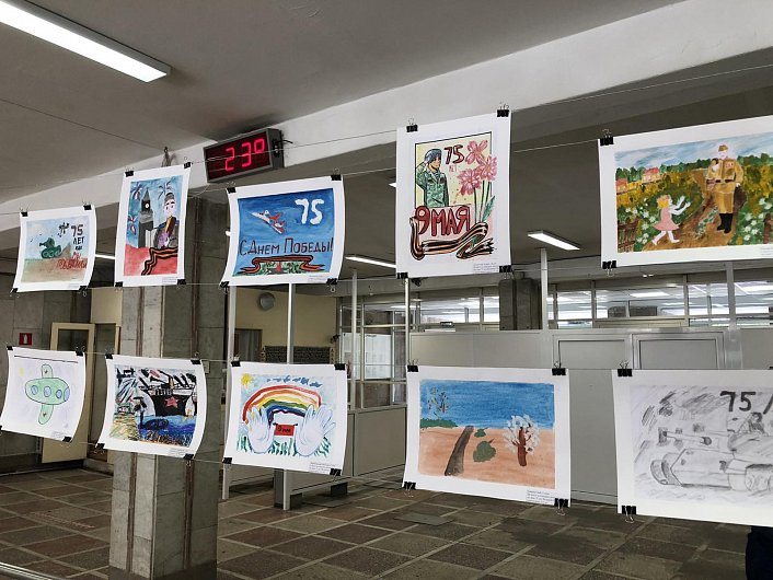 Советом молодых работников АО «НПП «Алмаз» был проведен конкурс рисунков детей сотрудников, посвященный 75 годовщине Великой Победы. 